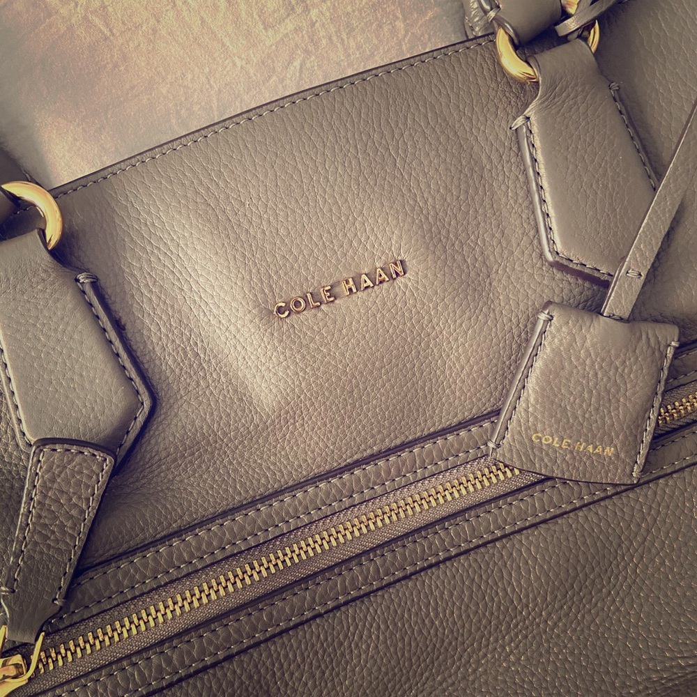 Cole Haan pebble leather shoulder bag